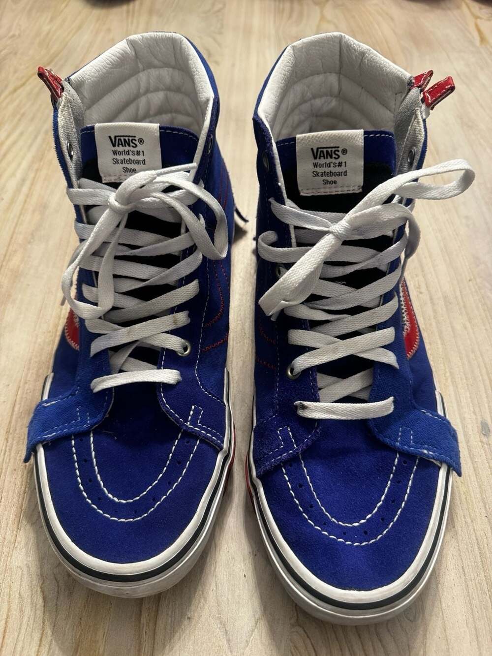 Vans Sk8-Hi Reissue CAP Surf The Web Blue Red White High Top Sneakers Shoes  Men